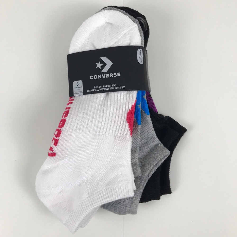 Converse Low Top stretch women’s socks 3 pack